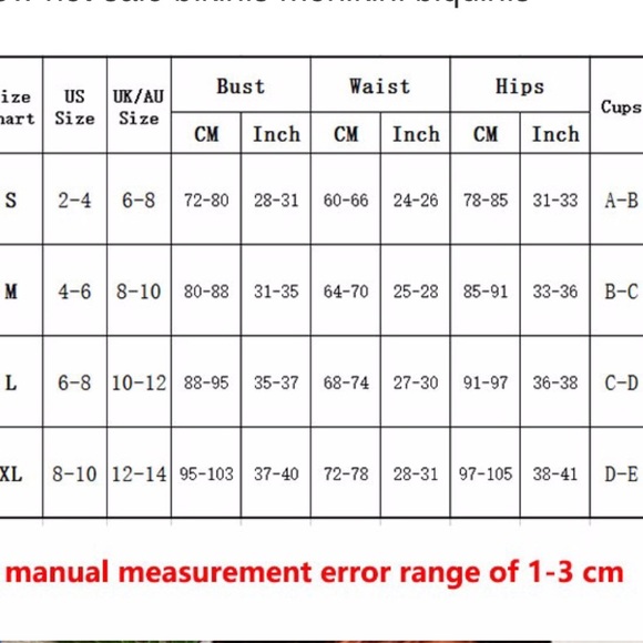 ✨Blue & White Patterned Bikini W/ Pom Pom Detail✨ - Picture 4 of 5